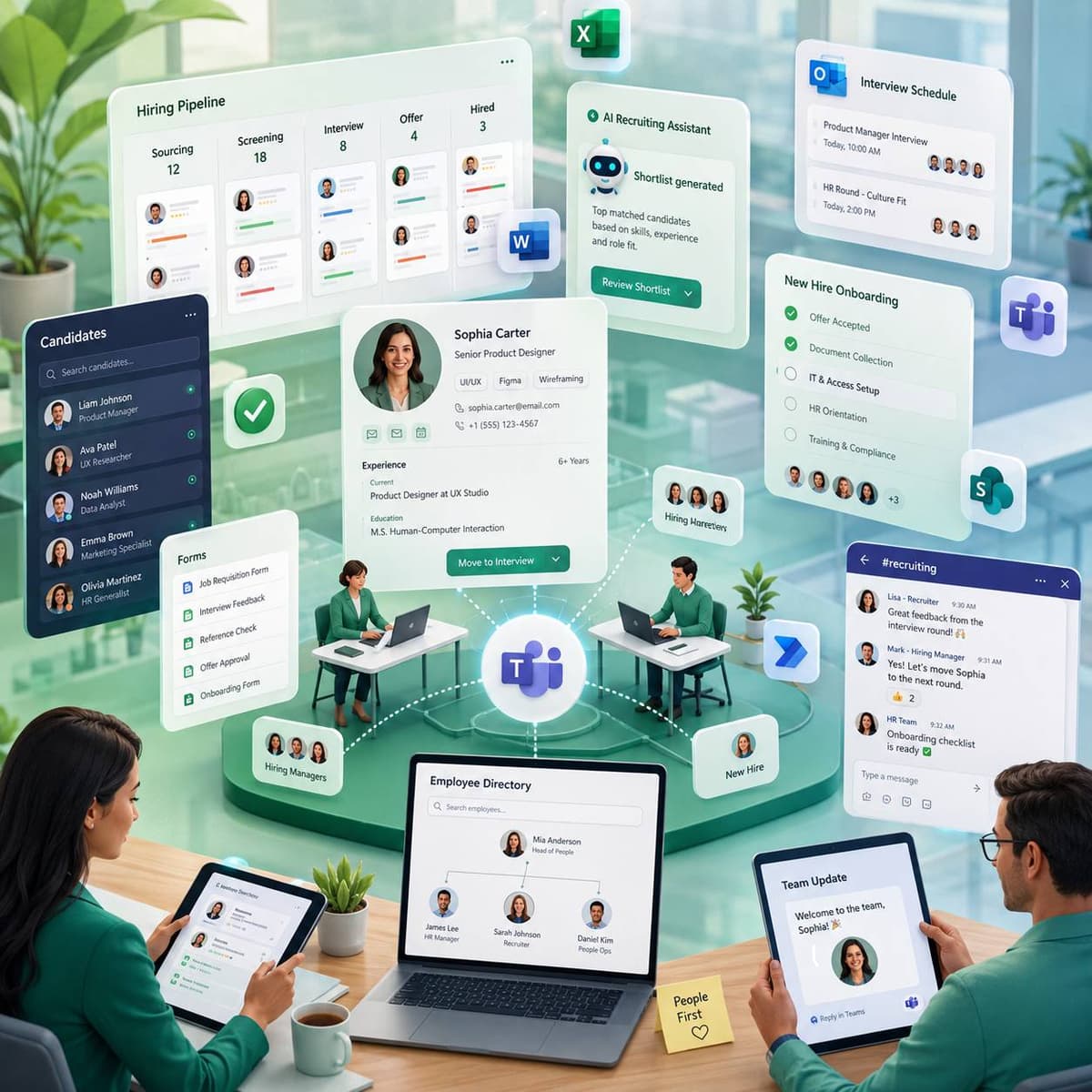 Microsoft Office add-ins for HR & Recruiting